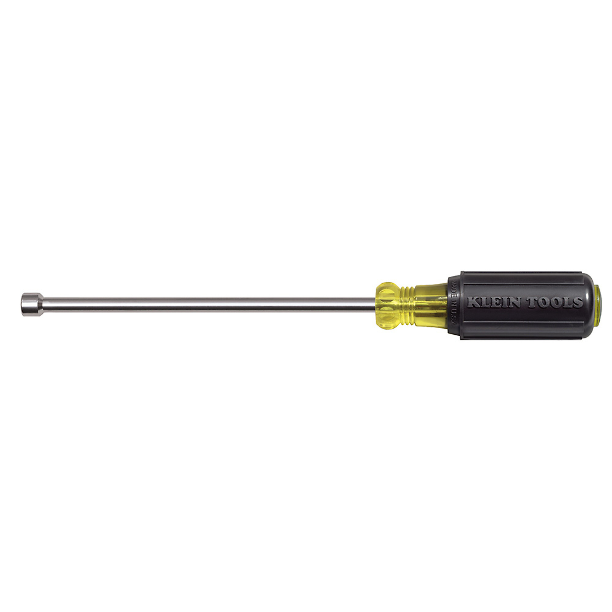 Klein Tools, 1/4in. Magnetic Tip Nut Driver 6in. Shaft, Model# 646-1/4M